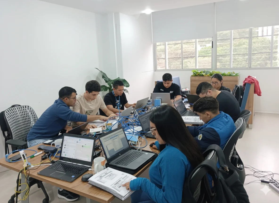 Centro Autorizado MikroTik Colombia - Certificaciones MTCNA MTCRE MTCIPv6E en Bogotá y Bucaramanga con instructores oficiales y equipos RouterBoard reales